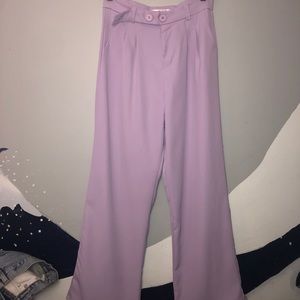 purple flare pant